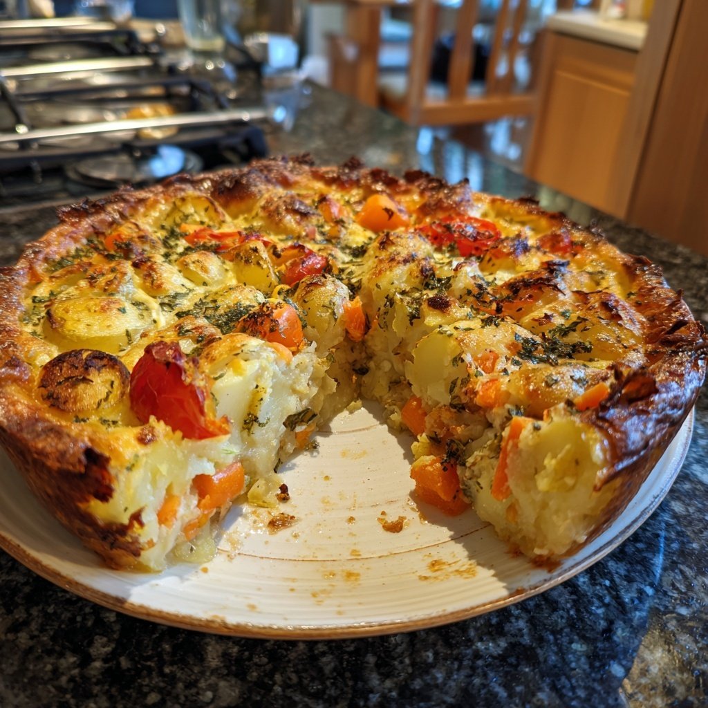 Gemüseauflauf mit Kräutern