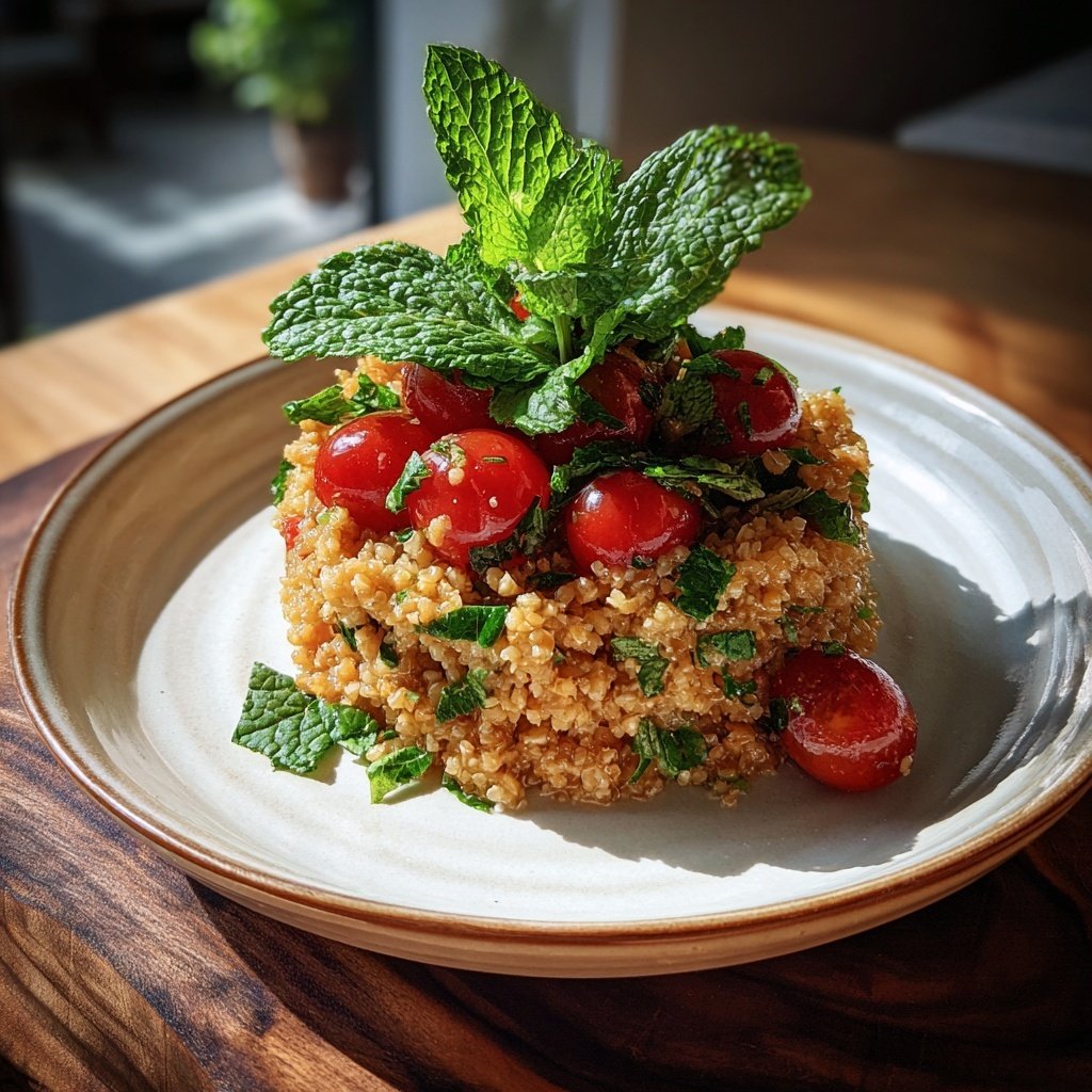 Bulgur Salat Zum Grillen Mit Minze