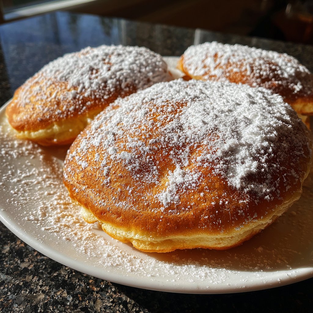 Pfannkuchen mit Zimt und Zucker