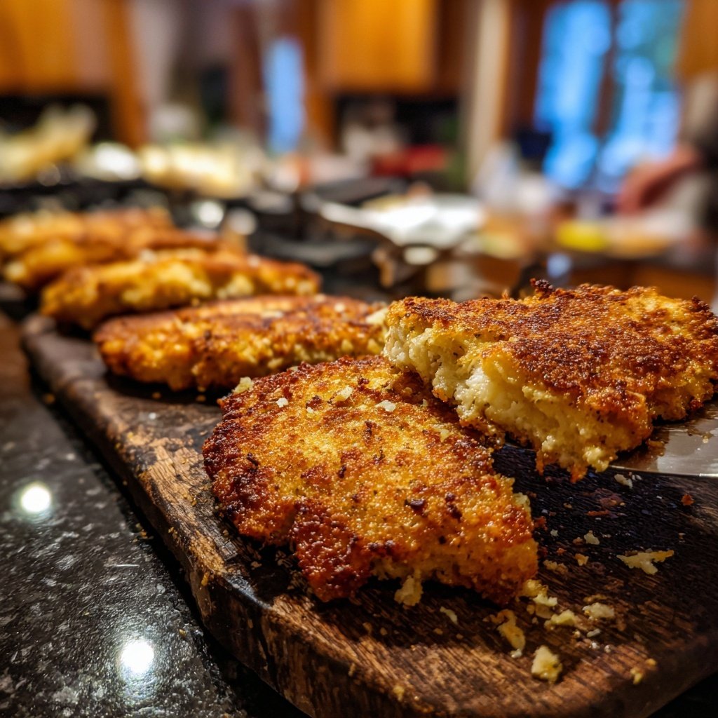 Blumenkohl Parmesan Schnitzel