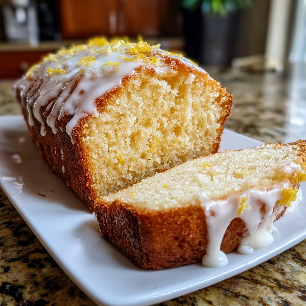 Zitronenkuchen mit Quark