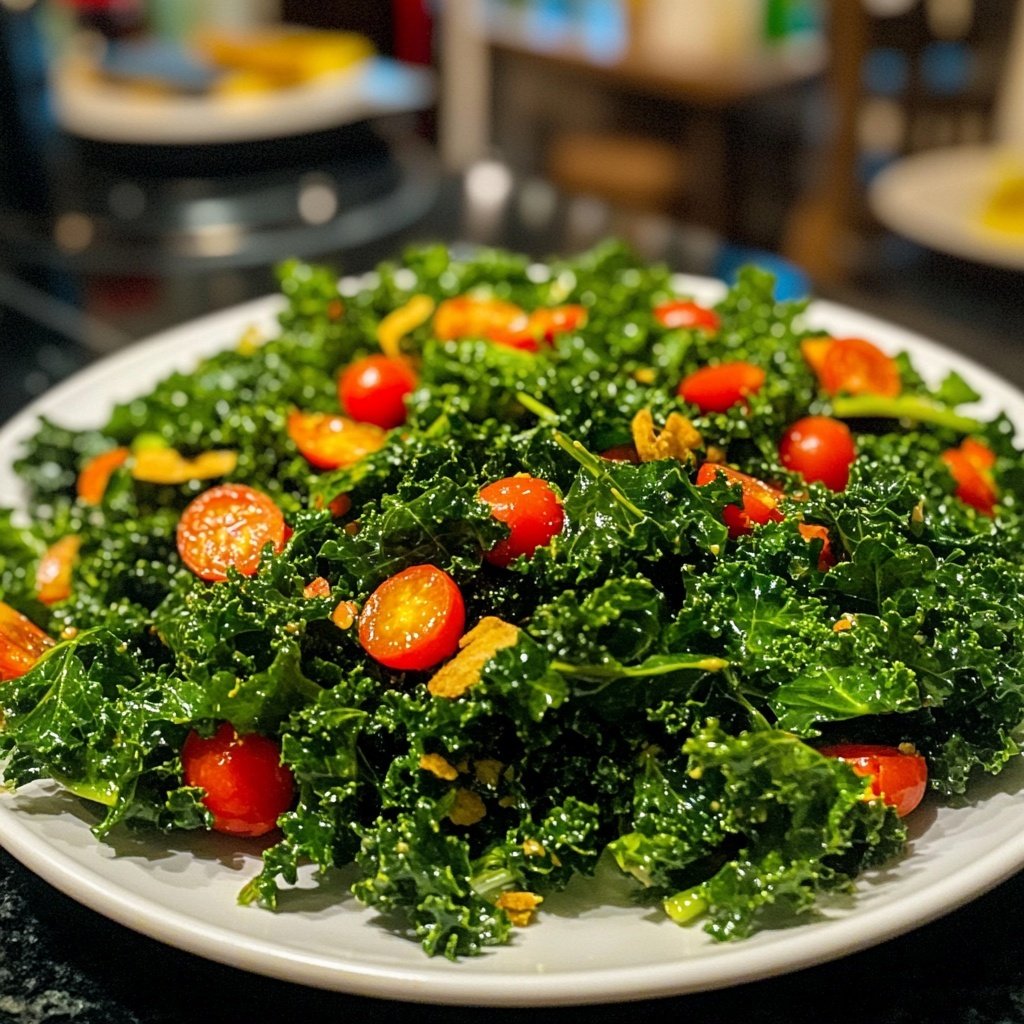 Knackiger Grünkohlsalat