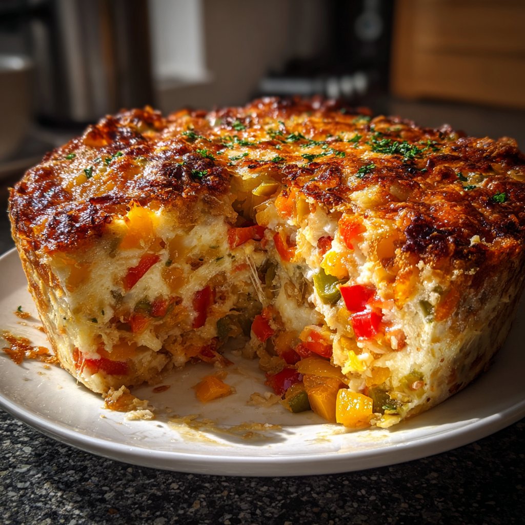 Gemüseauflauf mit Paprika